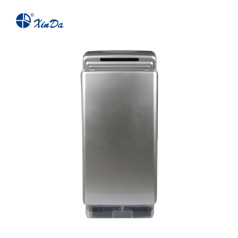 سنسور مادون قرمز اتوماتیک دست خشک کن جت Xinda GSQ 70A ABS نقره ای BLDC حرفه ای با فیبر فیلتر هوا و مخزن آب