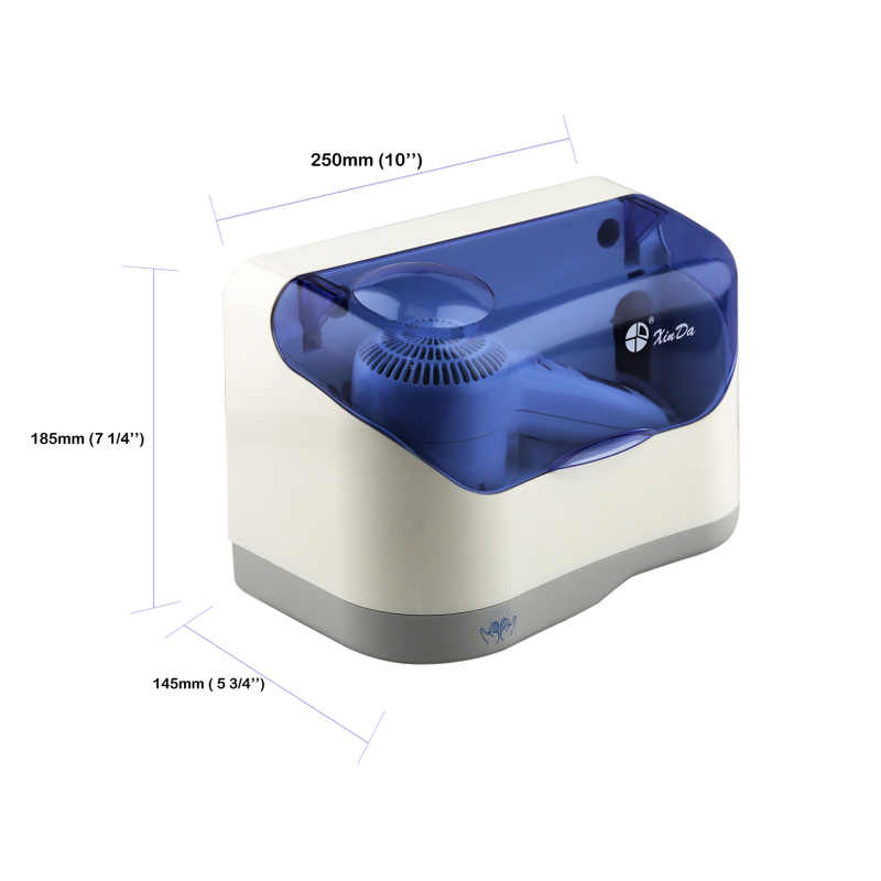 خشک کن مو و دست XINDA MGQ120 ComboProfessional Salon High Speed ​​Hotel Automatic Wall Mounted Heir Dryer عمده فروشی هتلی